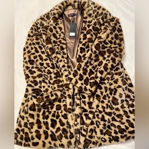 NWT Women’s Leopard Kimberly C. Coat.